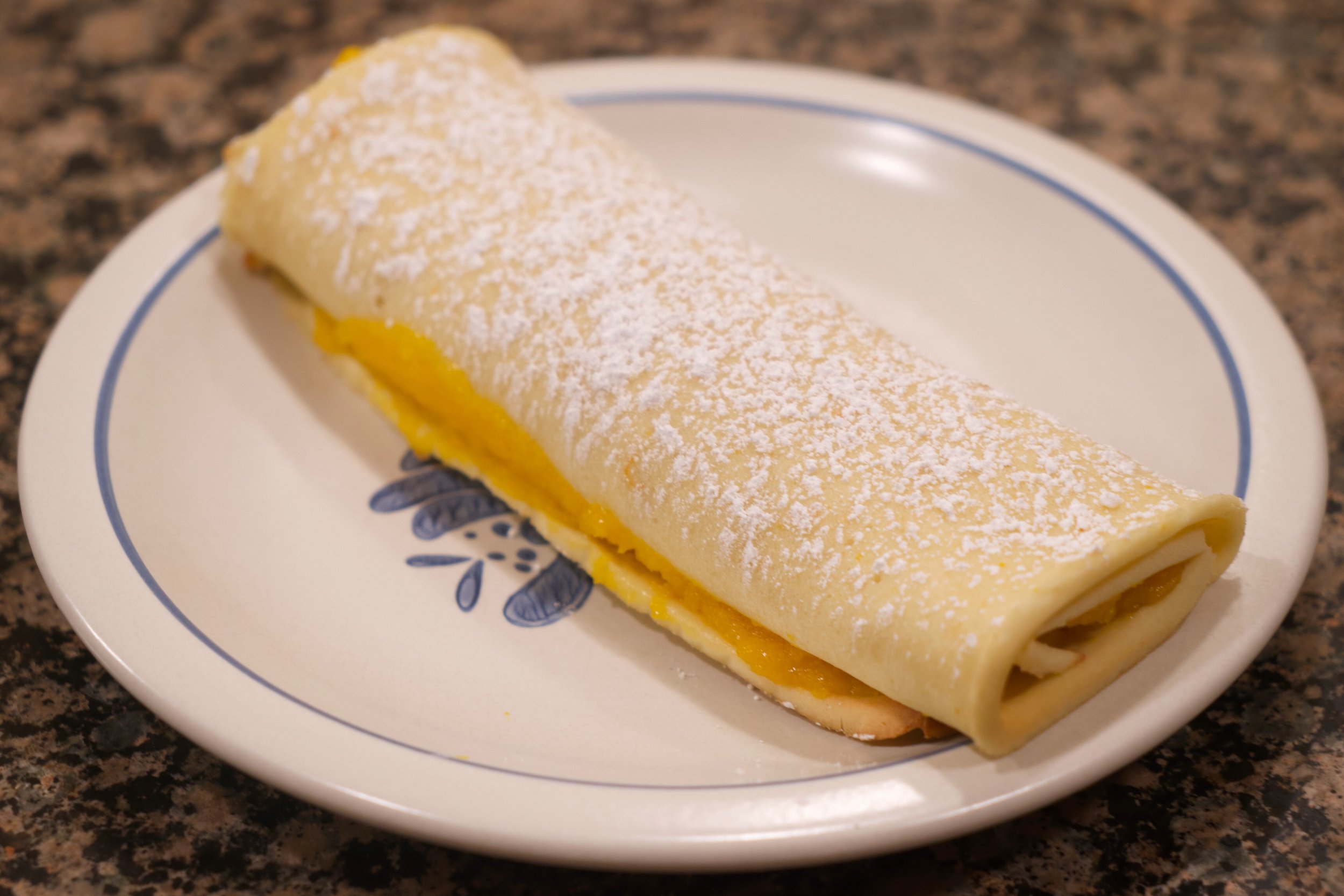 Apricot and Orange Roulade photo